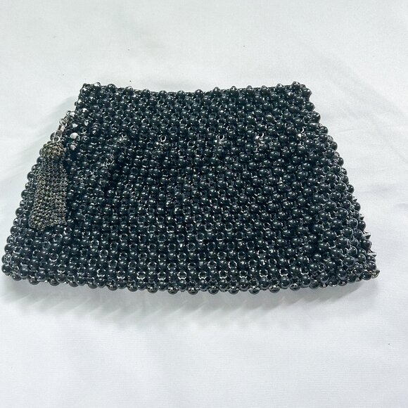 Vintage Beaded Hand Purse and Hand Mirror - Picture 10 of 14